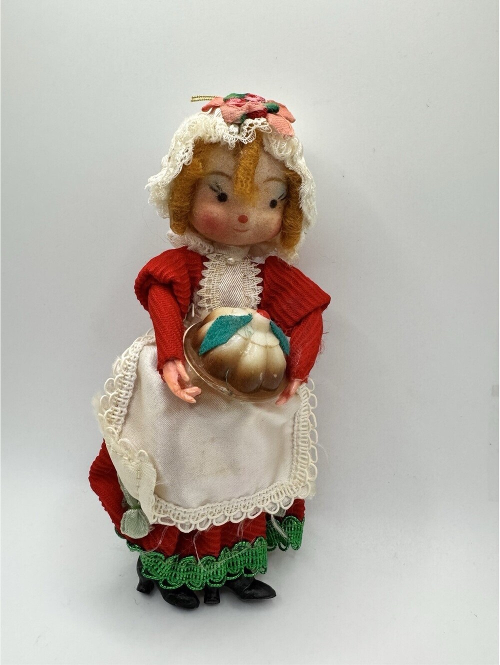 Vintage Kurt Adler Ornament - A Christmas Carol Woman Holding Pudding